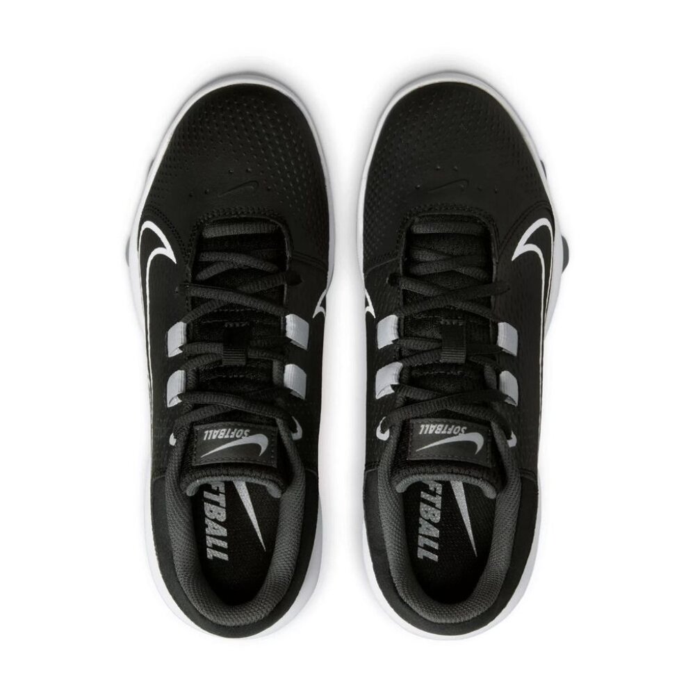 Women's Nike Hyper Diamond 4 Pro MCS 'Black White' DC8990-010  Softball Cleats - Picture 7 of 7